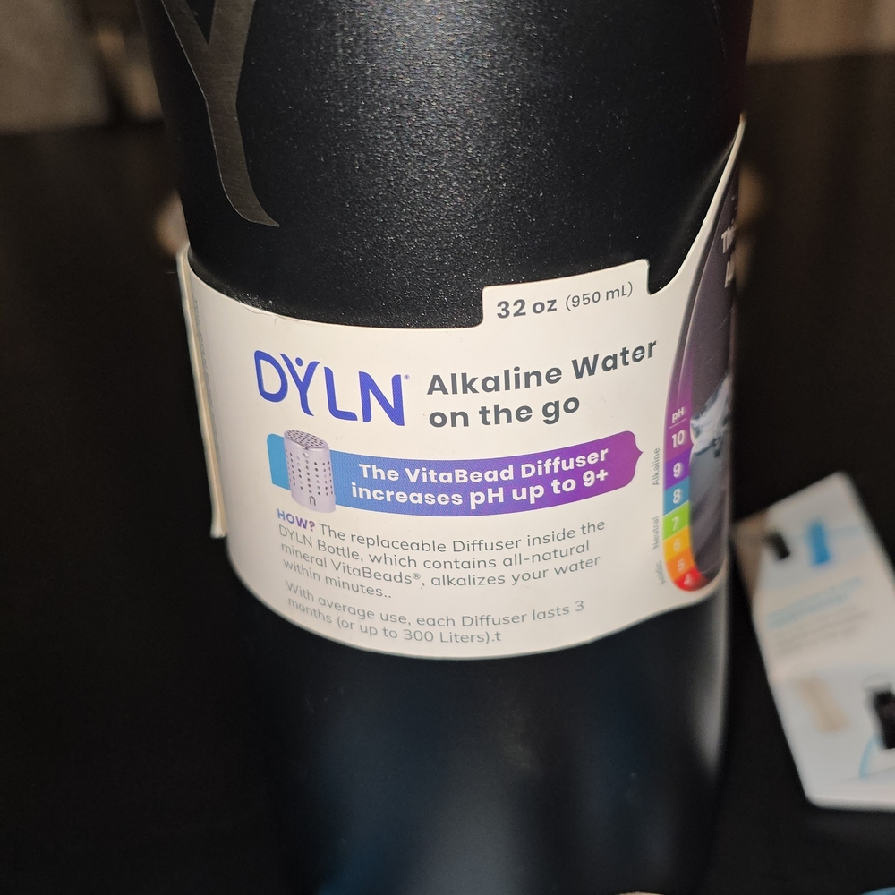 Alkaline Water Bottle - Black